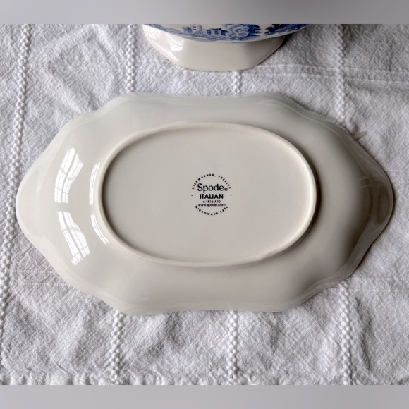 Spode Dining Spode Blue Italian Gravy Boat And Saucer Poshmark